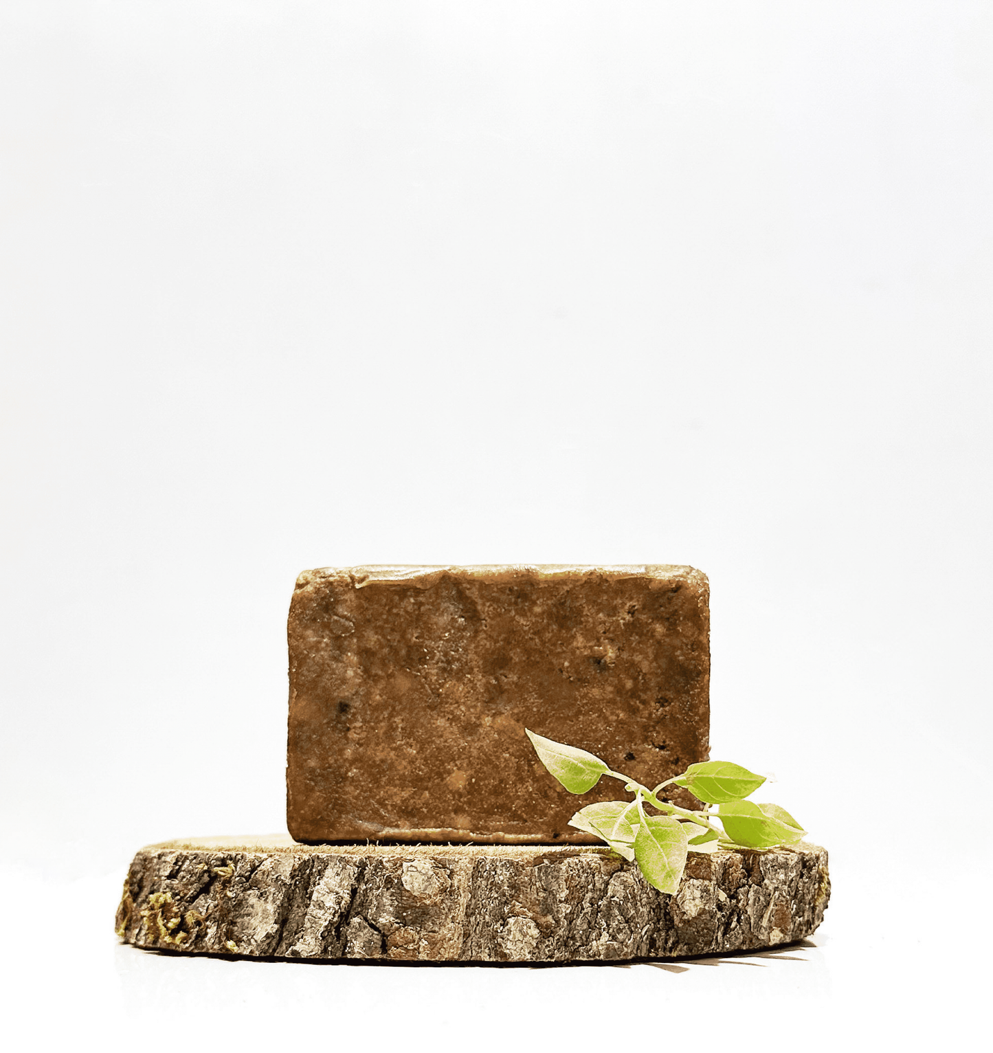 African Black Soap Bar Natural Soap back side