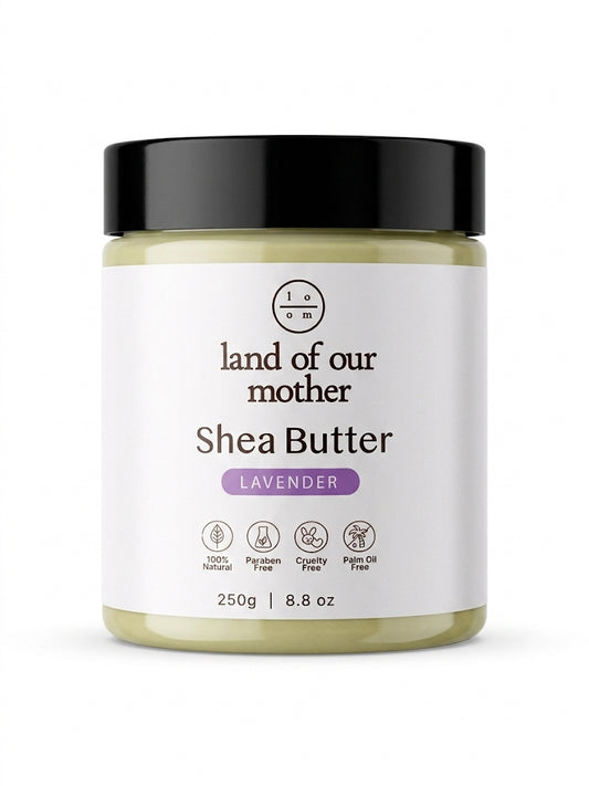 Lavender Shea Butter - Natural Aromatherapy Moisturizer for Stress Relief