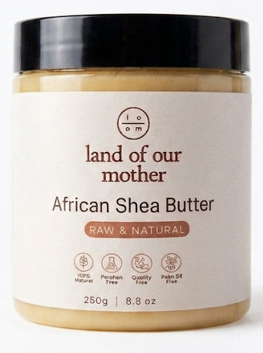 Raw Unrefined Shea Butter - Pure African Moisturizer for Dry Skin
