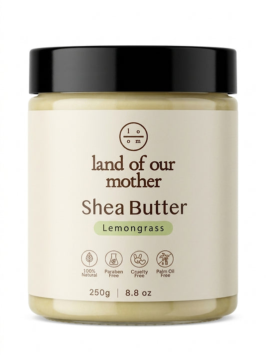 Lemongrass Shea Butter - Refreshing Natural Body Moisturizer